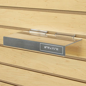 N NicePackaging 1 Qty 3 Bin Acrylic Slatwall Display Multi-Compartment