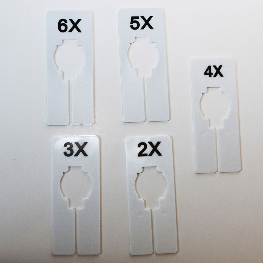 Clothing Size Dividers by OBqt | Download free STL model Clothing Size Dividers by OBqt | Download free STL model
