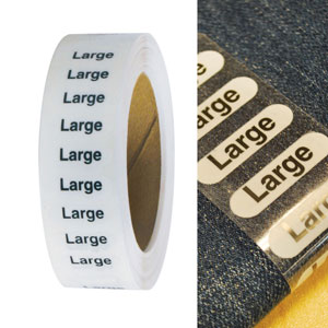 OfficeSmartLabels | 1.5" Round Petite Size Indicator Stickers – Bright Yellow, High Visibility, Durable, Easy Peel, 300-Pack