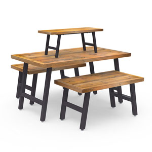 Restacking Table Stackable Tables Retail Display Custom Retail Nesting Display Tables
