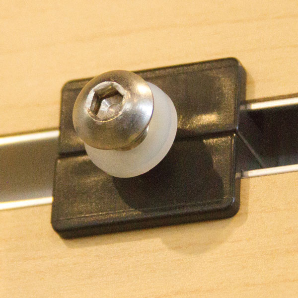 Slatlock Slatwall Mount & Lock Kit To Hang Anything on Slatwall By G+B