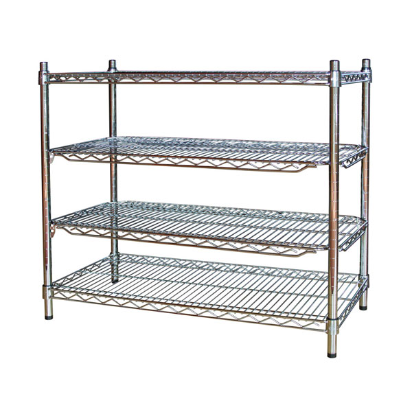 Chrome Quick Adjust Wire Shelving Unit 24 in. D X 36 in. W X 74 in. H