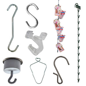 Retail Clipwands & Ceiling Hooks