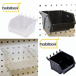 Aazon.co: Slatwall Storage/Display Bin, Plastic (Polypropylene), 10
